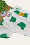 Teddy Bear Embroidered Children's Boys/Girls 2-Piece Top and Bottom Set Unisex Summer Thin Short Sleeve - 6