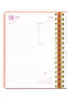 Melimelek 2026 Daily Agenda Orange (Cloth Cover) - Ceyda Düvenci - 3