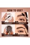2in1 Eyebrow Cream & Gel (Color#3-Black brown) - 6