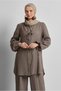 Lace-Up Detail Pants Suit 45620 - 2