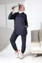 Women's Seasonal Bottom and Top Comfortable Smoked Sports Hijab Suit - 3
