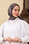 شال جانجان مزدوج الجوانب أنثراسايت - 3