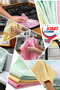 Koza-X Microfiber Magic Cleaning Cloth 3 Pieces Glass, Mirror, Kitchen, Bathroom, Car Cleaning Cloth (60/40 cm) - 3