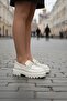 Women's Casual Oxford Shoes Beige - 5
