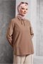 Lace-Up Neckline Tracksuit Tunic - 45209