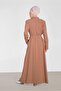 Guardian Coat with Gupur Details and Hidden Buttons 1471 - 4