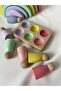 7-Piece Waldorf Rainbow, Star Tower, Peg Baby Table Set, Waldorf Educational Wooden Toy Jumbo Set - 3