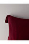 Virlet 100% Cotton Throw Pillow Cover - Red/Beige - 45X45 cm - 3