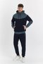 Men's Cotton Hooded Tracksuit Set A.Indigo 5294-İ - 7