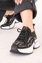 Emilia Imported Special Series Stone Detail Knitwear Women's Sports Shoes Black - 4