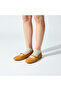 Genuine Leather Women's Yellow Leather Mary Jane Ballet Flats - Handmade Daily Comfortable Shoes - 4