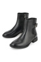 , Women's Genuine Leather Boots 1531022Z7614 Black - 8