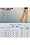 Women's Elastic Waist Regular Fit Knitwear Garnished Three Thread Non-Shardon Black Sweatpants - 3