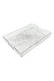3-Piece Clear Acrylic Decorative Serving Tray Set | Durable Multi-Purpose Rectangular Organizer - 8