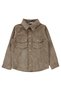 Double Pocket Shirt for 10-13 Years Old - Brown