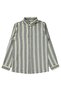 Striped Sailing Embroidered Shirt for 10-13 Years Old - Gray