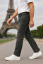 Regular Fit Jean Martin High Waist Standard Cut Flexible Gray Men's Jeans C336 - 7