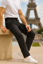 Regular Fit Jean Martin High Waist Standard Cut Flexible Anthracite Men's Jeans C336 - 4
