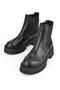 , Women's Genuine Leather Boots 15319Z66453 Black - 8