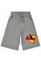 Superman Logo Capri for Ages 6-9 - Gray - 2