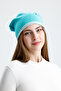 Silkworm Life %100 Pure Silk Lined Beret Hair-Friendly Handmade Natural Bursa Silk Stylish Women's Beret - Turquoise - 8