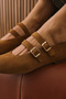 , Women's Genuine Leather Ballerinas 153111Z4083 Camel - 3