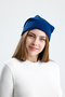 Silkworm Life %100 Pure Silk Lined Beret Hair-Friendly Handmade Natural Bursa Silk Stylish Women's Beret - Blue - 5