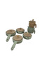 Özka Hobby Basswood Painted Wooden Toy Pot and Pan Set - 3