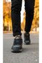 Men's Waterproof Orthopedic Outdoor Shoes - Black Orange - 3