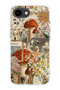 iPhone 17E Compatible Mushroom Garden Patterned Transparent Phone Case