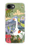 iPhone 17E Compatible Goose and Nature Illustration D Patterned Transparent Phone Case