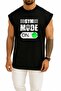 Oversize Gym Fashion on Chest Design Undershirt
