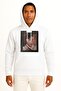 Hooded Pablo Picasso, Retrospective Picasso's Blue Period Chest Design Unisex Sweatshirt