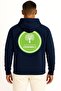 Hooded Environmentally Friendly Natural Environment Unisex Sweatshirt with Cep and Back Design - 2