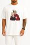 Oversize Thumb National Secondary School High School Chest Design Unisex T-Shirt