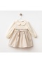 Baby Girl Bowknot Elegant Long Sleeve Cotton Dress - 2