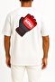 Oversize Mma Boxing Gloves Pocket and Back Design Unisex T-Shirt - 2