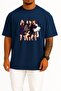 Oversize Blackpink Magazine Gq K-Pop Unisex T-Shirt with Chest Design