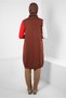 COLOR BLOCKED KNITWEAR TUNIC 44067 - 3