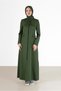 POCKET DETAIL ZIPPERED COAT 10476 - 2