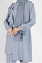 CREPE DOUBLE PANT WITH RIFFIR DETAILSET 30200 - 4