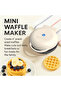 Mini Waffle Maker 10cm, Ceramic Coating, Compact, NC-WM100B