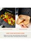 150pcs Disposable Air Fryer Liner, Water/oil proof for Baking, Roasting, and Air Frying, 16cm Square - 4