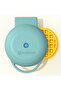 Mini Waffle Maker 10cm, Healthy Ceramic Coating, Aqua - NC-WM100AQ - 2