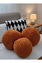 Tile Set of 3 42/25cm XXL Size Welsoft Fabric Decorative Ball Throw Pillow Large and Small Size Set - 7