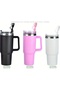 1 Piece Stanl. Straw Stopper Silicone Cover, for Thermoses 30&40oz Shaped Straw Sleeve for 10mm Diameter - 2