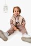 3-Piece Unisex Baby Set with Hooded Vest 8173