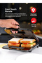 750W 2 Slice Sandwich Maker OMSM2404, Non-Stick Plates for Effortless Cooking & Easy Clean - 7