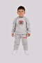 3-Piece Mixed Printed Kangaroo Pocket Hooded Boys' Tracksuit Set - 3