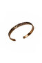 Tree Bark Patterned Copper Bracelet - 6
